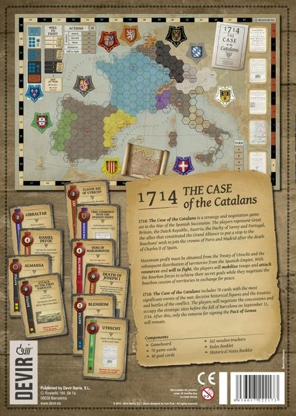 Devir 1714 The Case Of The Catalans