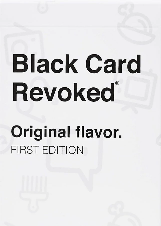 CFAP Holdings Black Card Revoked First Edition Card Games