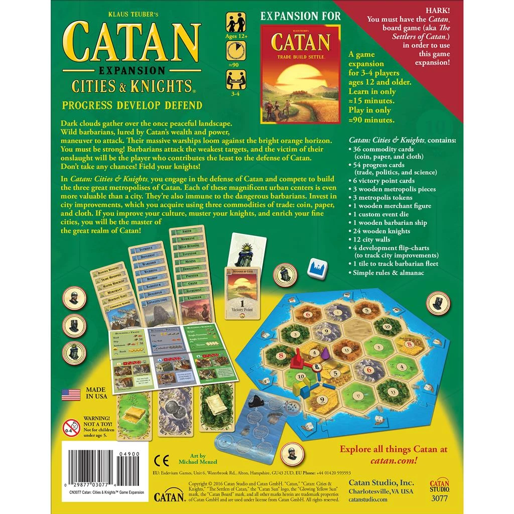 Catan Studio Catan Cities & Knights Expansion 5E
