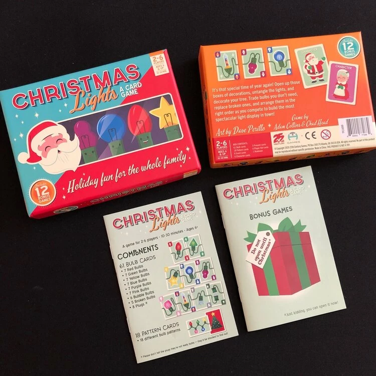 25th Century Games Card Games Christmas Lights: A Card Game (2nd Edition)