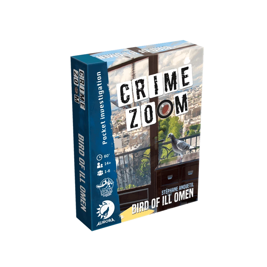 Lucky Duck Games Card Games Crime Zoom Bird Of Ill Omen