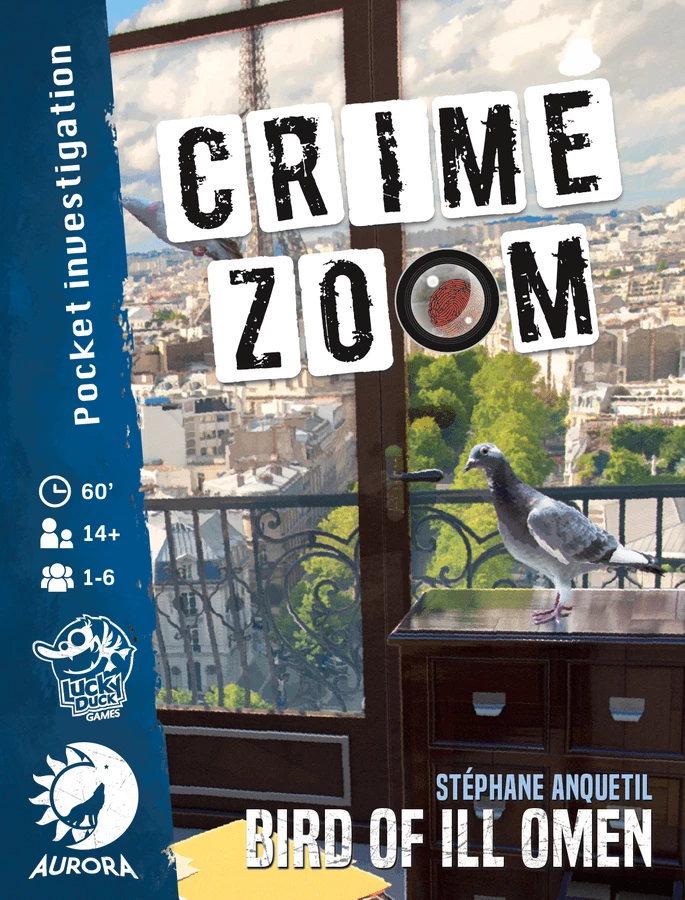 Lucky Duck Games Card Games Crime Zoom Bird Of Ill Omen