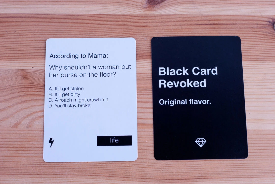 CFAP Holdings Black Card Revoked First Edition Card Games