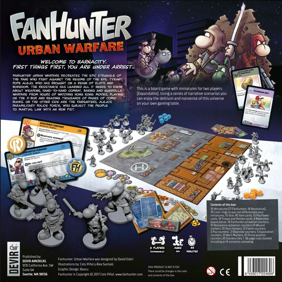 Devir Fanhunter Urban Warfare Strategy Games
