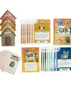 Leder Games Card Games Fort Cats And Dogs Expansion