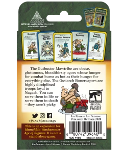 Steve Jackson Games Card Games Munchkin Warhammer Age Of Sigmar Expansion Guts And Gory