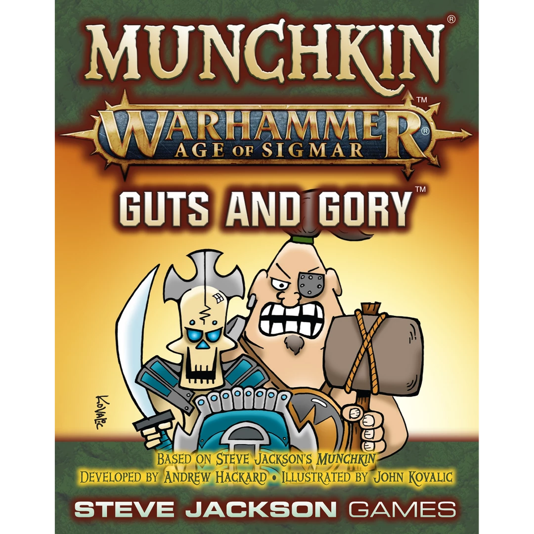 Steve Jackson Games Card Games Munchkin Warhammer Age Of Sigmar Expansion Guts And Gory