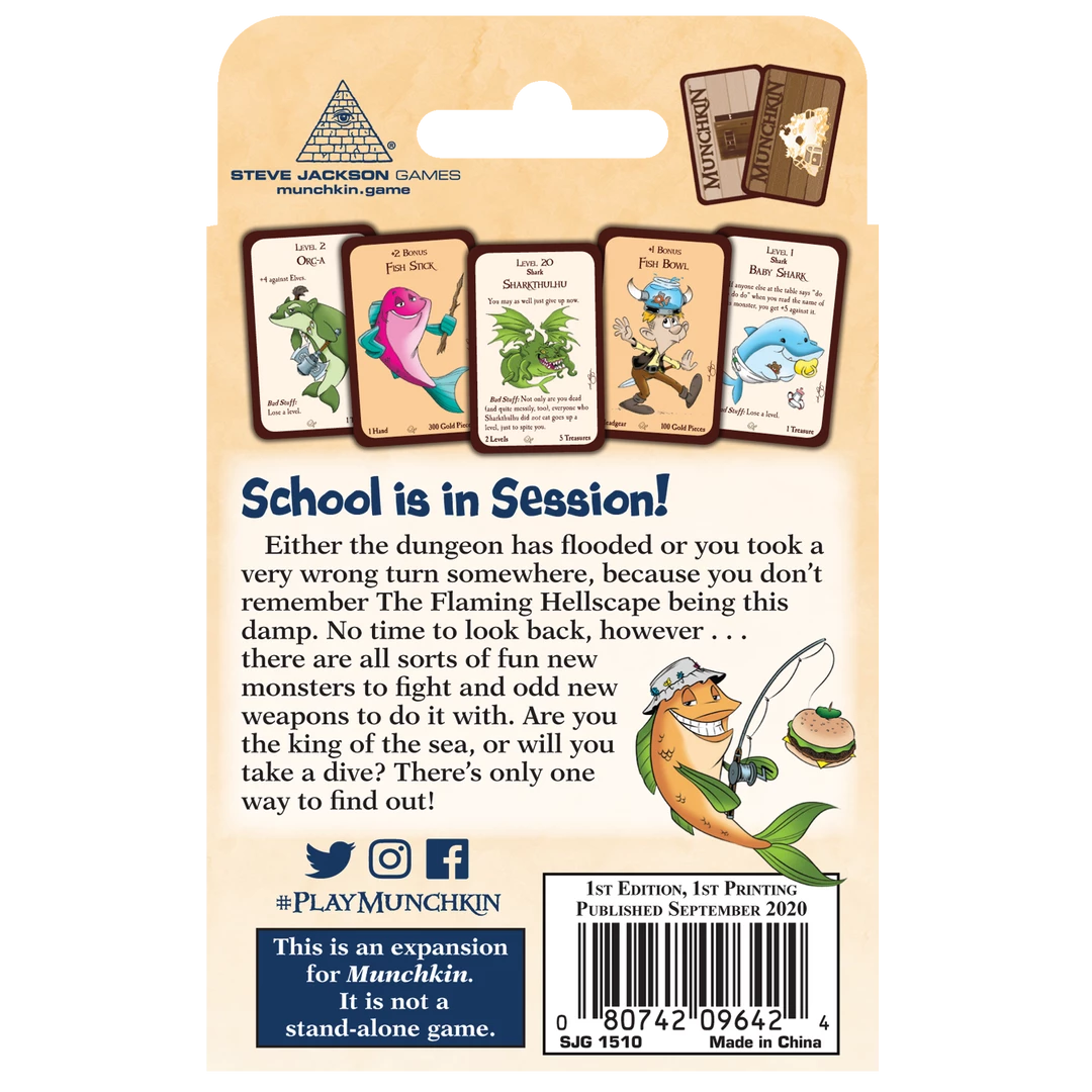 Steve Jackson Games Munchkin Something Fishy Card Games