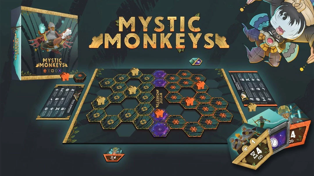 Asterisk Game Labs Mystic Monkeys Strategy Games