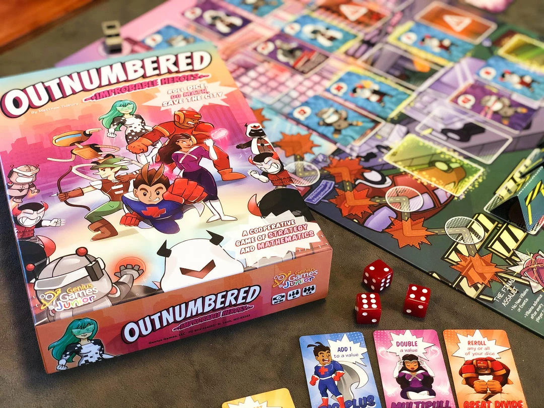Genius Games Outnumbered Improbable Heroes Strategy Games