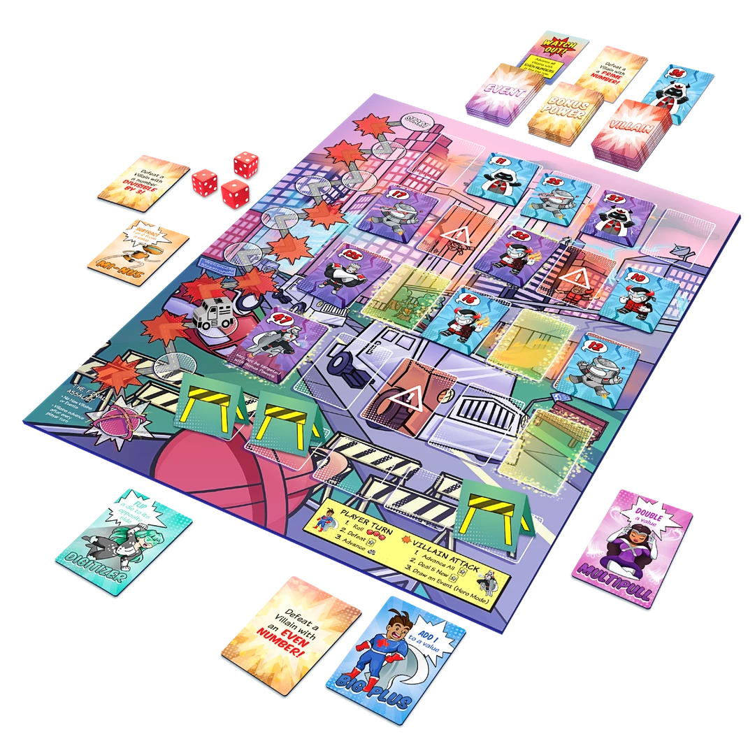 Genius Games Outnumbered Improbable Heroes Strategy Games