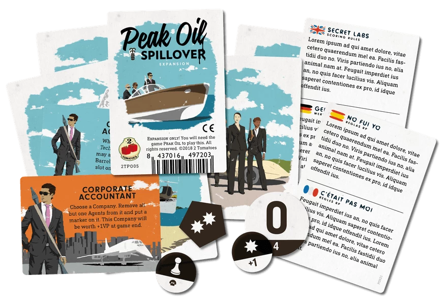 2Tomatoes Games Peak Oil Spillover Expansion Strategy Games