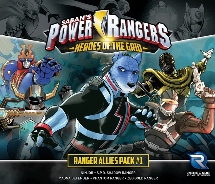 Renegade Game Studios Power Rangers Heroes Ranger Allies Pack 1
