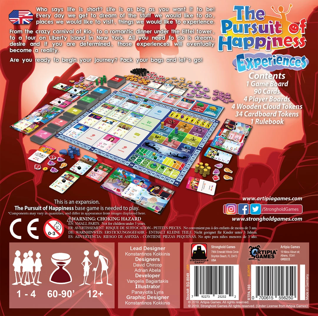 Stronghold Games Pursuit Of Happiness Experiences Strategy Games