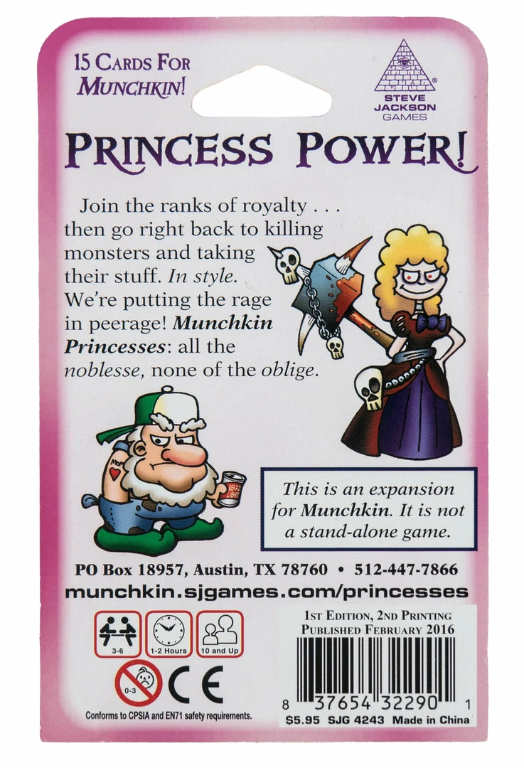 Steve Jackson Games Card Games Munchkin Princesses 2nd Edition Booster
