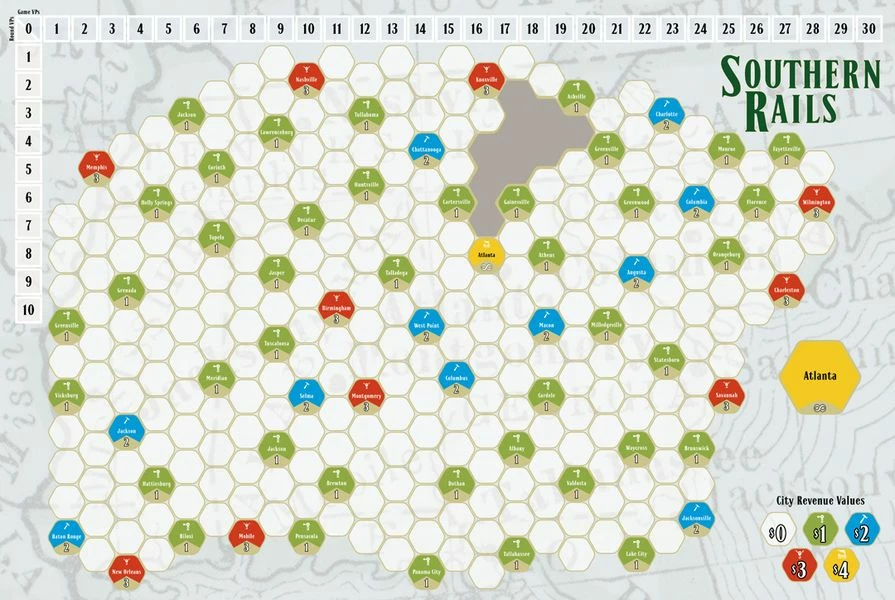 Rio Grande Games Southern Rails