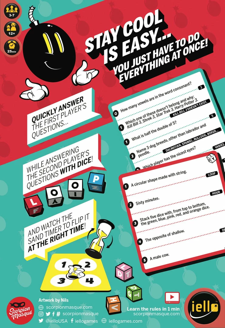 IELLO Stay Cool Party Games