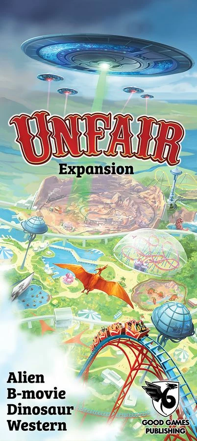 Good Games Publishing Unfair Expansion: Alien B-Movie Dinosaur Western Strategy Games