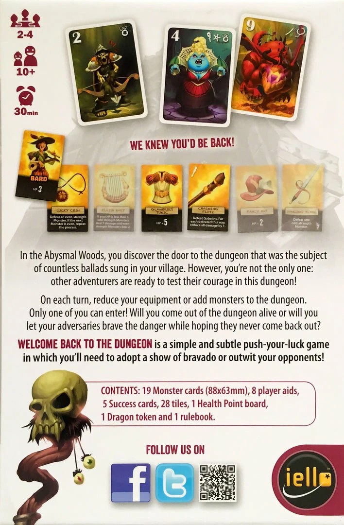 IELLO Welcome Back To The Dungeon