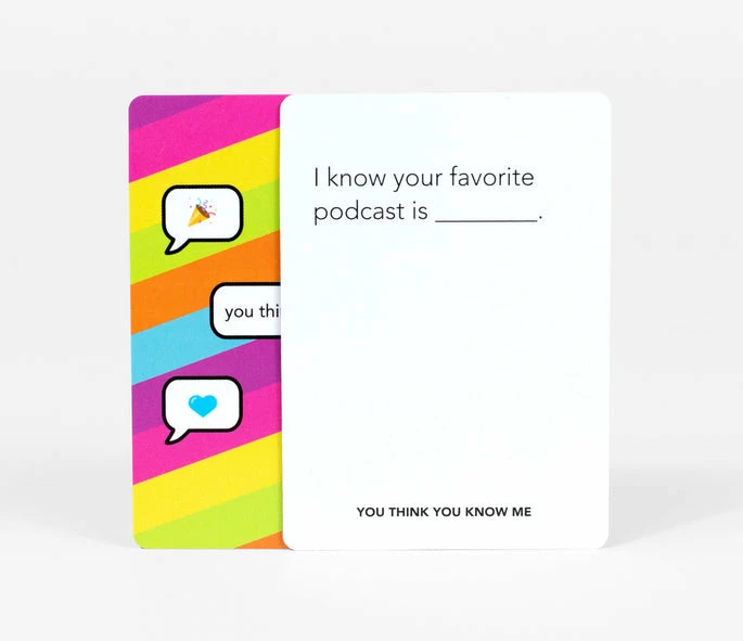 Pink Tiger Games You Think You Know Me Card Games