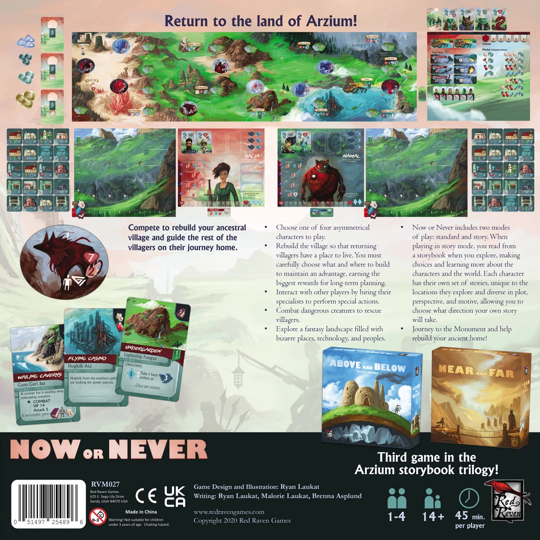 Red Raven Games Now Or Never Best Sellers